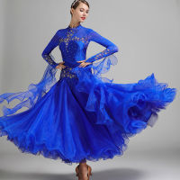 Women S Ballroom Dance Comition Dresses Waltz Fringe Luminous Costumes Standard Modern Foxtrot Stage Dancewear Clothes...