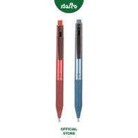 Deli ปากกาหมึกเจล ขนาด 0.5 mm. S18 มี 2 สึ สีน้ำเงิน/สีแดง