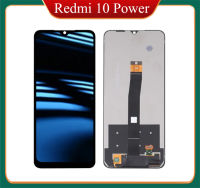 จอแอลซีดีคุณภาพระดับพรีเมียม6.7นิ้วสำหรับ Xiaomi Redmi 10พาวเวอร์หน้าจอ LCD ดิสเพลย์แผงดิจิตอลระบบสัมผัสประกอบกับกรอบ