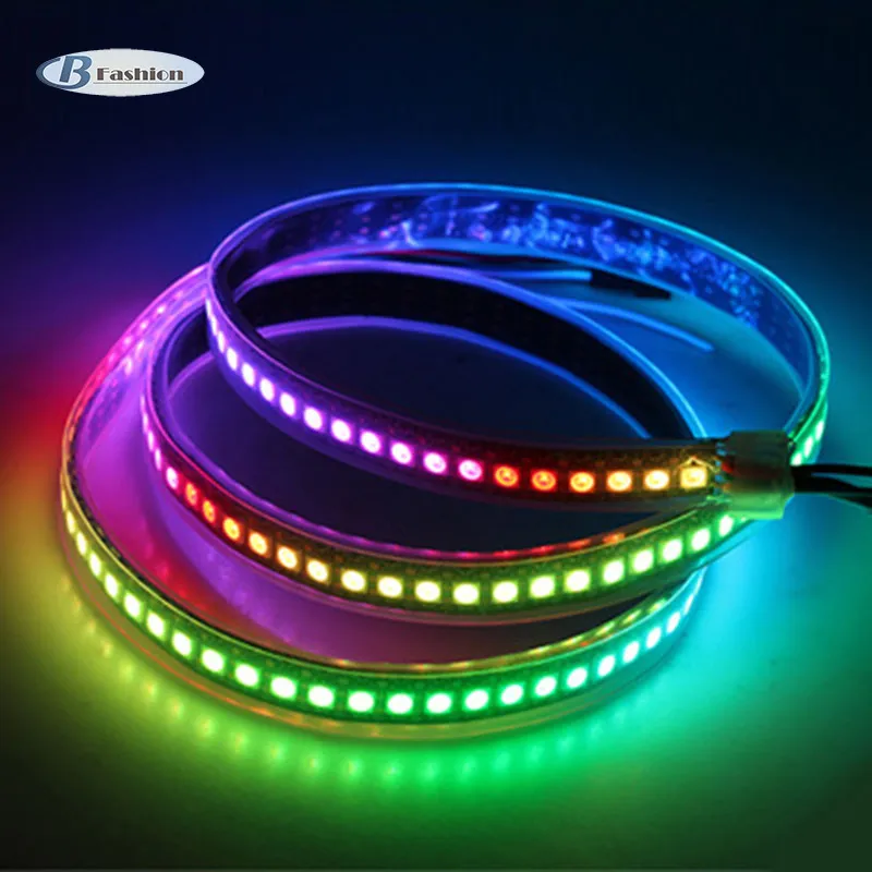 B-F LED Lights Full Color Led Pixel Strip Lighting WS2812B DC5V DIY PCB  Waterproof