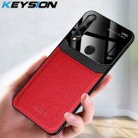 【CW】 KEYSION Shockproof for 9X Leather Mirror Glass Back Cover