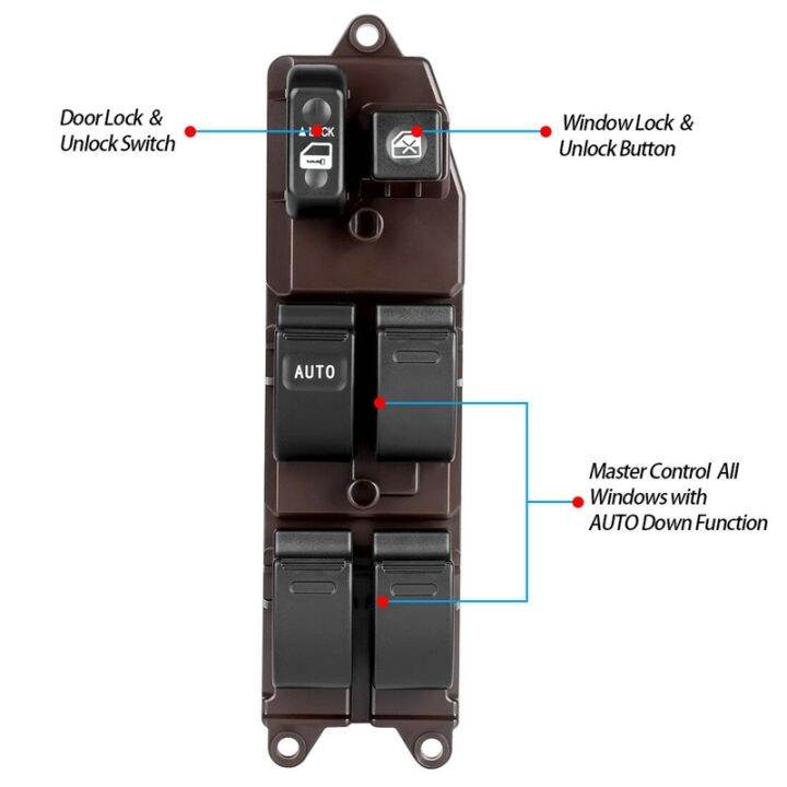 84820-12491-84820-aa050-power-window-master-switch-driver-side-for-toyota-corolla-camry-sienna-2003-2010