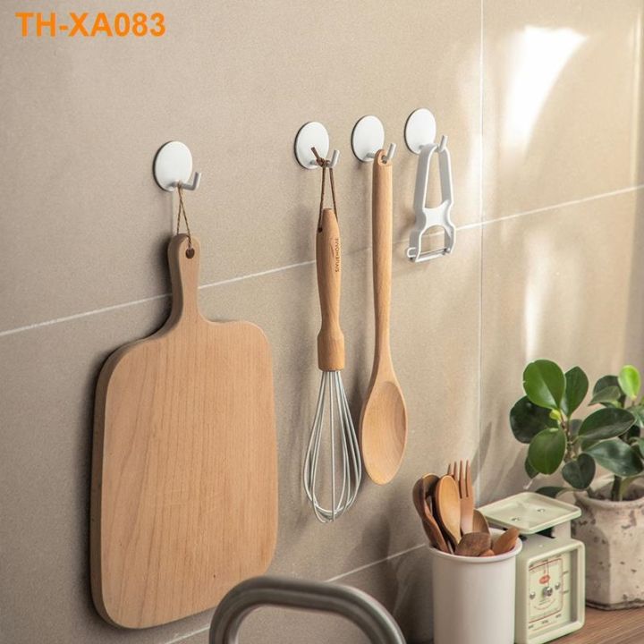 lazy-corner-hook-viscose-disposable-perforating-non-trace-chuck-stainless-steel-bathroom-toilet-kitchen-wall-hanging