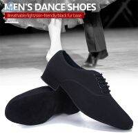 COD DSFGERERERER CR Professional Mens Latin Ballroom Dance Shoes Canvas Latin Salsa Shoes Heel Tango Ballroom Dance Shoes for Men