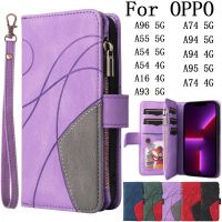 Sunjolly Mobile Phone Cases Covers for OPPO A96 A55 A54 A16 A93 A74 A94 A95 A74 4G 5G Case Cover coque Flip Wallet