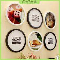 P-CUTE 6-12inch Murale ของขวัญกำจัดวัชพืช DIY กลม กรอบรูป กรอบรูป ติดผนัง แขวน