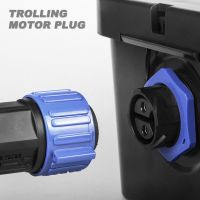 Trolling Motor Plug Receptacle Set, Marine Boat Power Connector, 12/24/36/48 Volt Marine Plug for Trolling Motors