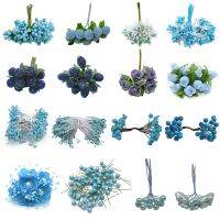 【YF】☫✺♈  Artificial Stamen Christma Berries Bouquet Wedding Wreath Decoration