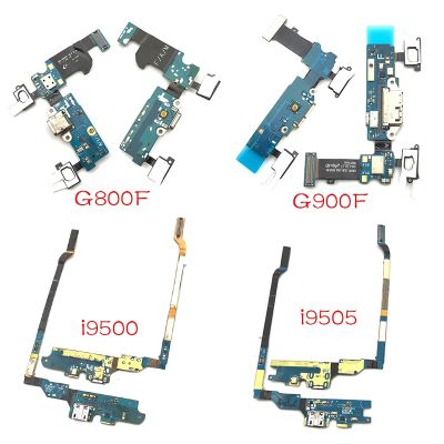 【❖New Hot❖】 anlei3 บอร์ด Usb ชาร์จพอร์ตสำหรับ Samsung Galaxy S4 S5มินิ I9500 I9505 I337 I9190 G900f สายเคเบิลงอได้แท่นช่องเสียบเครื่องชาร์จ G800f