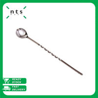 NTS Bar Spoon ช้อนบาร์สแตนเลส ช้อนค็อกเทล สำหรับคนเครื่องดื่ม ด้ามจับช้อนยาว  ขนาด 30 Cm. รุ่น BRS12