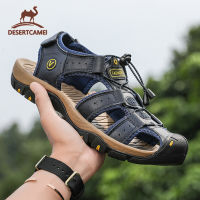 Desert Camel【Free Shipping】 ผู้ชายรองเท้ากีฬากลางแจ้ง scholl เท้าเดินป่ารองเท้าแตะกีฬาลุยรองเท้ารองเท้าชายหาด