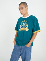 มอสซิโม®  M2140-0018 เสื้อยืด Oversized Tee University Logo - Green