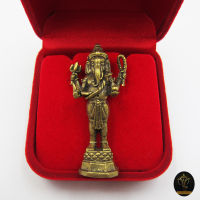 Ananta Ganesh ® เทวรูปพระพิฆเนศ ขนาด 1.5" (ผ่านพิธีแล้ว) พร้อมกล่อง (เน้นเงินทองเพิ่มพูน ลูกค้ามากมาย) พระแม่ลักษมี Ongs08 / Ongs