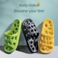 New Womens Bathroom Shower Slippers Hollow out Design in Summer EVA Soft Non slip Couple Indoor and Outdoor Mens Sandals shoes