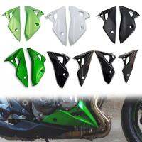 ฝาครอบกระทะกันลมรถจักรยานยนต์สำหรับ Kawasaki Z800 Z800 2013 2014 2015 2016หม้อท้องท่อไอเสียป้องกันด้านข้างน้ำมันฐานล่างฝาครอบแฟริ่ง