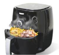 หม้อทอดไร้น้ำมัน  Air Fryer ยี่ห้อ Meier รุ่น ME-AF-4.5 4.5 หม้อ 2 ชั้นถอดได้ อาหารไม่ติดหม้อ