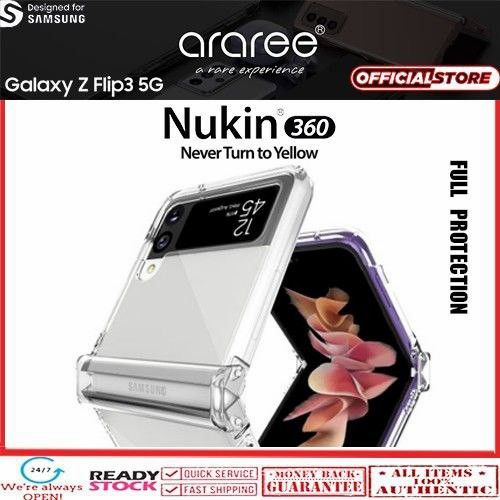 Genuine Araree Nukin Clear Case for Galaxy Z Flip 3