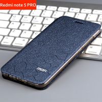 flip case for xiaomi redmi note 5 pro case หนังหนังสือ Mofi ซิลิโคนอ่อนนุ่มหรูหรา global redmi note 5 redmi note 5 pro case