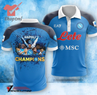 xzx180305    Napoli Serie A 3D Polo POLO POLO shirt Hoodie POLO POLO shirt