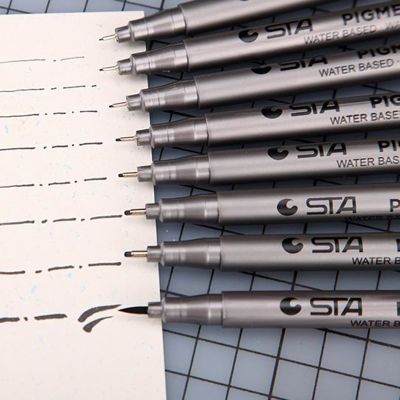 hot！【DT】 STA Markers Pigment Office Student School Painting Sketch Pens Supplies