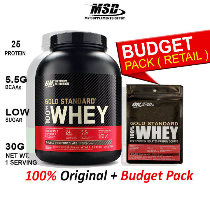 ♧on Gold Standard 100 Whey Protein Isolates 30g 1 Serving （retail） Lazada Ph