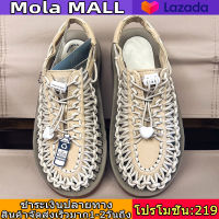 Mola 2023 (ส่งกทม.)ผู้ชายรองเท้าแตะลำลองกลางแจ้งรองเท้าแบนแฟชั่นรองเท้าไม่มีส้นรองเท้าชายหาดนุ่มรองเท้าใส่พักผ่อนระบายอากาศ