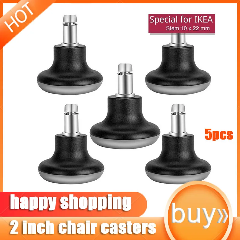 5pcs Bell Glides Replacement Office, How To Replace Chair Casters With Glides