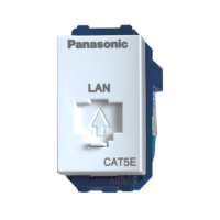 "^สินค้าขายดี^"PANASONIC เต้ารับคอมพิวเตอร์ CAT5E ซีรี่ส์ Wide/Neoline รุ่น WEG2488 สีขาว"__/\__"