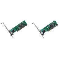 2X PCI Network Card RTL8139D Expansion Card 100Mbps RJ45 Ethernet Network LAN Card Desktop Extended Wired Network Card