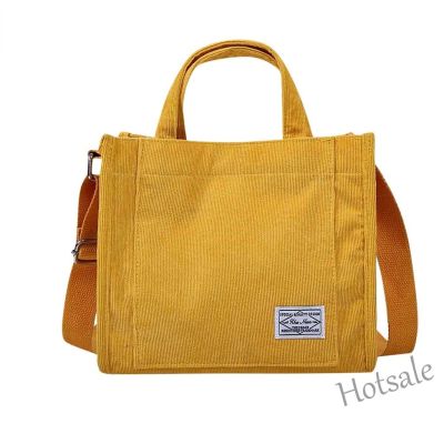 【hot sale】❂☏ C16 JASMIN NOIR Women Corduroy Zipper Shoulder Bag Small Cotton Canvas Bag Casual Tote Female Sling Bag Vintage Messenger Bags