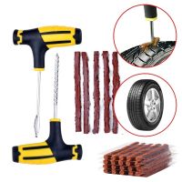 {7ho car tools} เครื่องมือซ่อมยางรถยนต์พร้อมแถบยางยางแบบไม่มียางเจาะ Studding Plug Set สำหรับรถบรรทุกรถจักรยานยนต์อุปกรณ์เสริมในรถยนต์