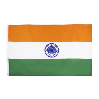 ธงชาติ ธงตกแต่ง ธงอินเดีย อินเดีย India ภารตะ भारत गणराज्य ขนาด 150x90cm ส่งสินค้าทุกวัน ธงมองเห็นได้ทั้งสองด้าน