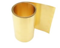 1PC0.1/0.2/0.3/0.5mmx10/20/30/40/50mmx1000mm Brass Metal Thin Sheet Foil Plate Thick Colanders Food Strainers