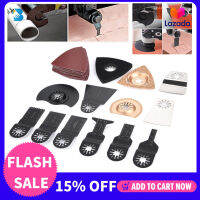 【lowest price+high quality】yuanc 38 ชิ้นมาตรฐานสั่น multitools ใบเลื่อยเครื่องมือไฟฟ้าตัด sandpapers