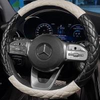 ★New★ Manufacturers car steering wheel cover four seasons universal net red camellia summer non-slip sweat-absorbing leather handlebar cover female