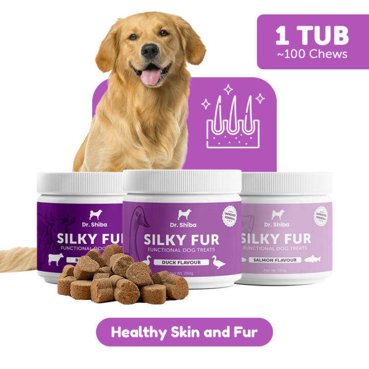 Dr Shiba Silky Healthy Dog Treats Snacks, Dog Multivitamins Dog Food