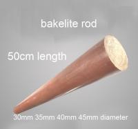 30mm 35mm 40mm 45mm sulated bakelite rod Insulation round bar Phenolic laminated rod heat resistant muslin Bakelite solid bars