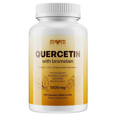 MOM NUTRIX Advanced Quercetin with Bromelain 1000 mg 120 Capsules