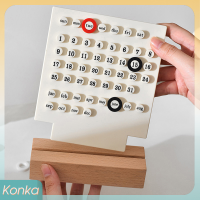 ✨ Konka INS Creative Time Perpetual Table ปฏิทินคู่มือโต๊ะอะคริลิค cameranio ตกแต่งบ้าน3วันแหวนบันทึกของขวัญชุด handmade DIY Ring Desk Calendar