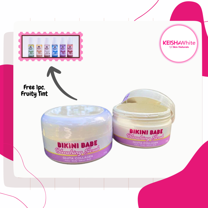 [FREE FRUITY TINT] Bikini Babe Bleaching Scrub for Face and Body