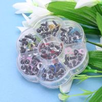 70Pcs 10mm0.39in DIY Doll Pup Plastic Eyes Safety Washers Pads For Handmade Whale Owl Doll Craft Children Kids Toy