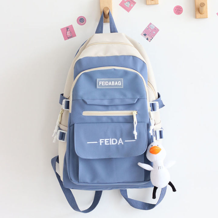 EHD121 Schoolbag female Korean style backpack high school student ...