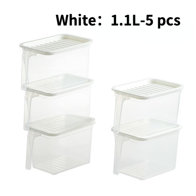 Kitchen Transparent Storage Box Sealed Jar Grains Beans Storage Organizer Food Containers Kitchen Storage Container 51PCS