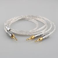 2.5mm 4.4mm XLR 3.5mm 8 Core Silver Plated OCC Earphone Cable For Sennheiser HD700 Headphone