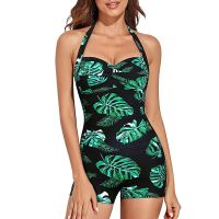 ☍✎▫ Conservative Slim One Piece Swimsuit Female Bathing Swimming Suit For Women Spa Swimsuits Beachwear Swimwear Woman Clothing