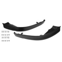 New prodects coming 2Pcs Car Front Bumper Splitter Lip Spoiler Body Kit Diffuser Protector Black for Mitsubishi Lancer 2008 2015