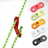 Adjustable Rope Buckles Camping Hiking Tent Cord Rope Fastener Tightening Hook Tent Rope Tensioners Dual Holes Wind Rope Stopper