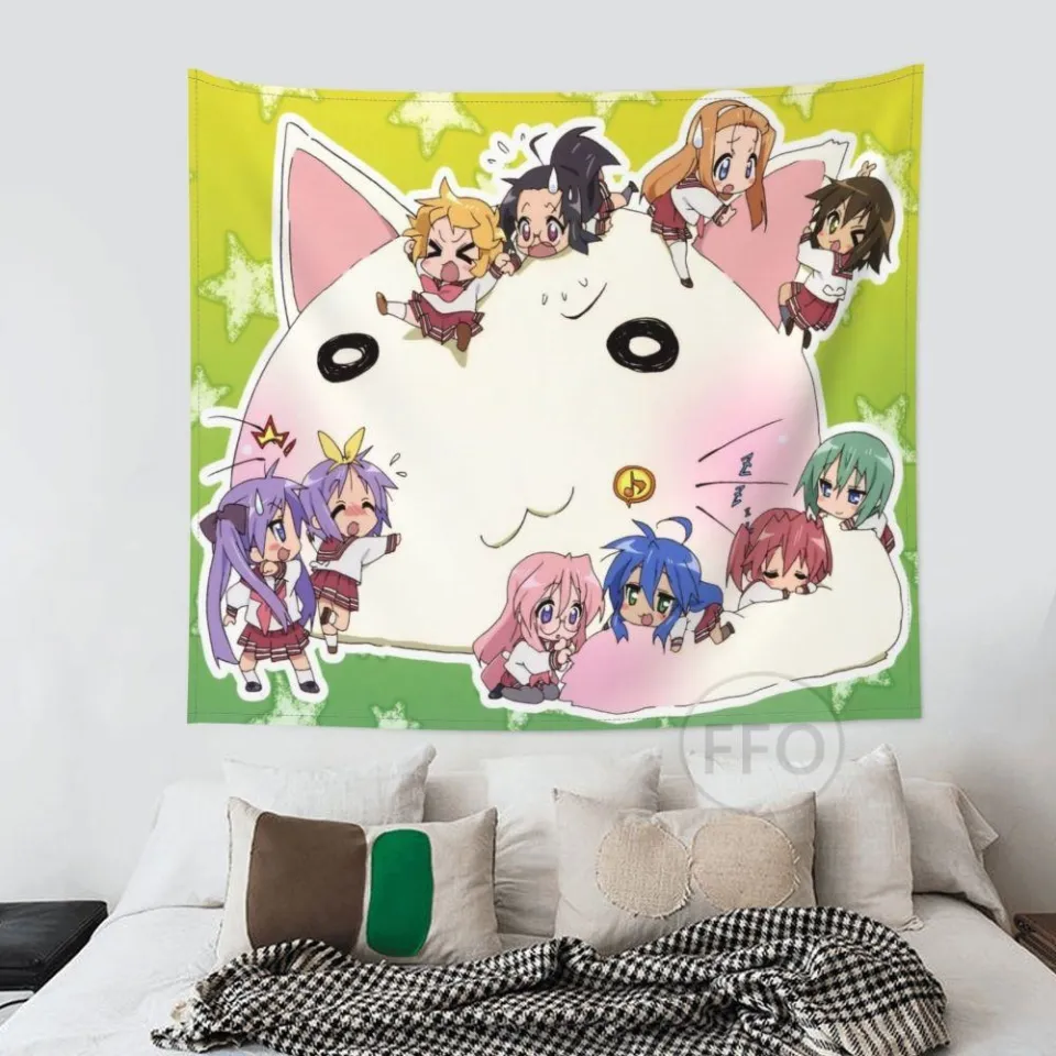 Aesthetic Kawaii Tapestry, Lucky Star Konata Poster