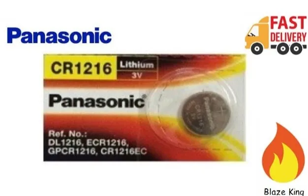 Original Panasonic CR1216 Lithium Battery 3V | Lazada