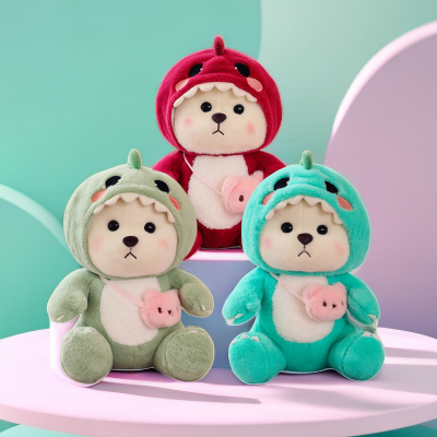 Tales Teddy Cosplay Bear Dinosaur Plush Dolls Stuffed Toys Home Decor Kids Gifts